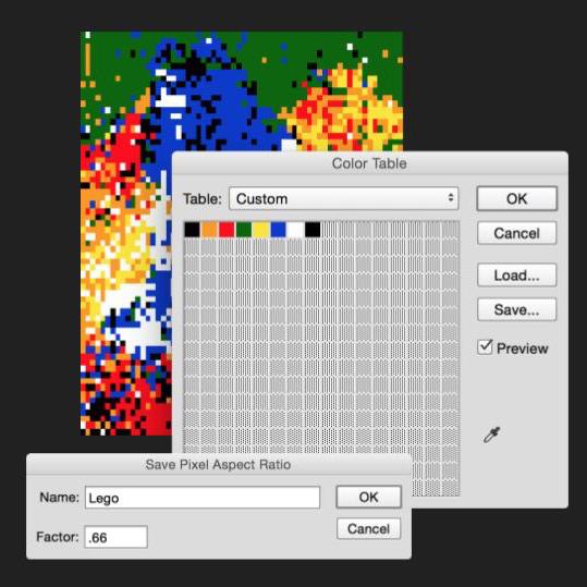 Screenshot of a pixellated image