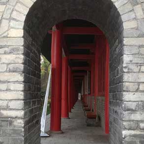 A Hallway at a Xi'an Museum