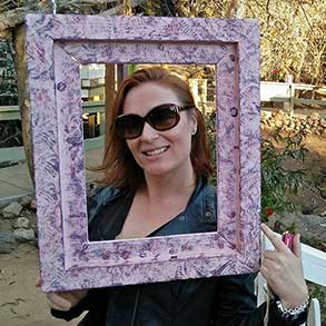 Portrait of Montana, a former reality TV show actress and holistic healer in Los Angeles