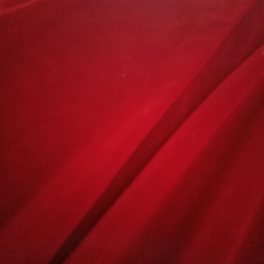 Close up of a red drape